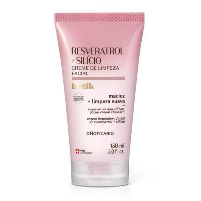 Creme de Limpeza Facial Botik Resveratrol E Silício, 150ml 58351