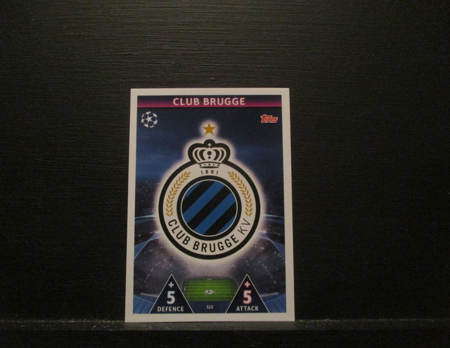 CLUB BRUGGE - UEFA Champions League Match Attax 2018/19 Original Trading Card #325