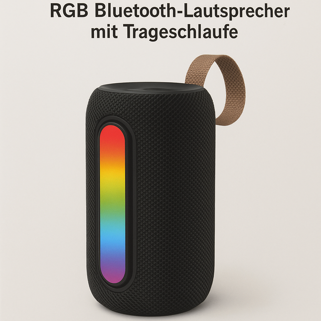 SH-319 Wireless Speaker – RGB Bluetooth-Lautsprecher mit Trageschlaufe