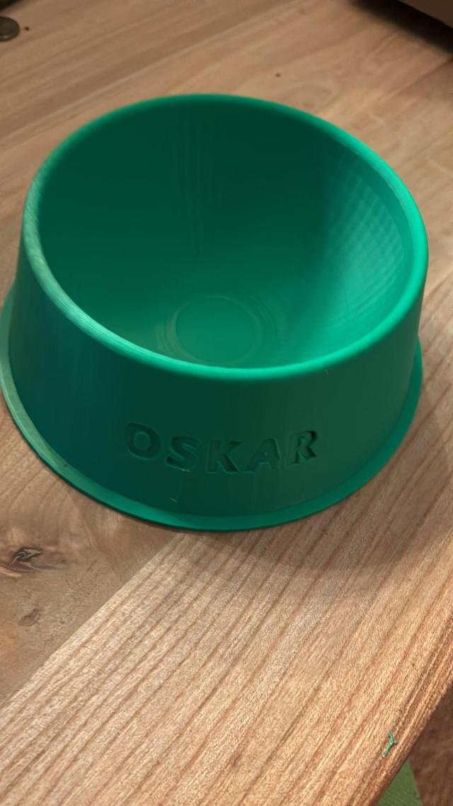 3D gedruckter Futternapf