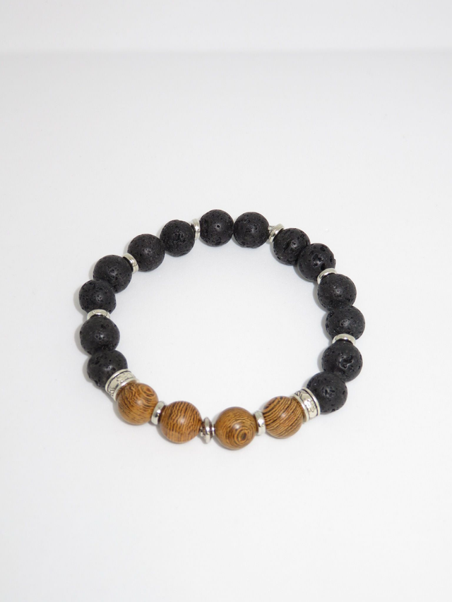 Bracelet Pierre de lave pour homme