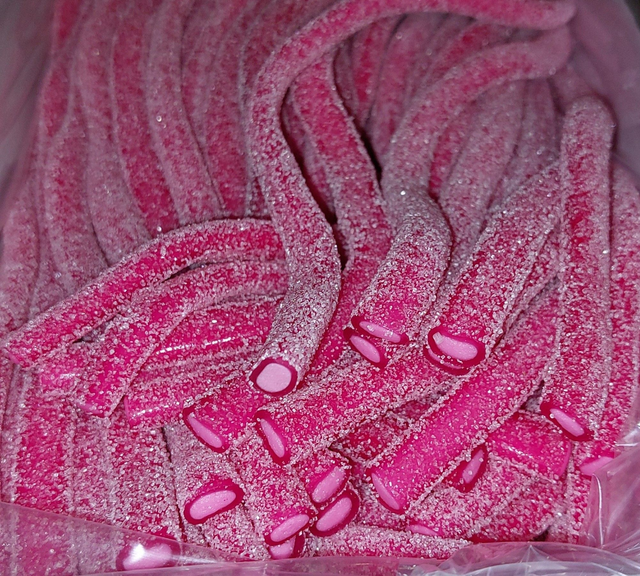 Câble américains goût fraise tagada acide