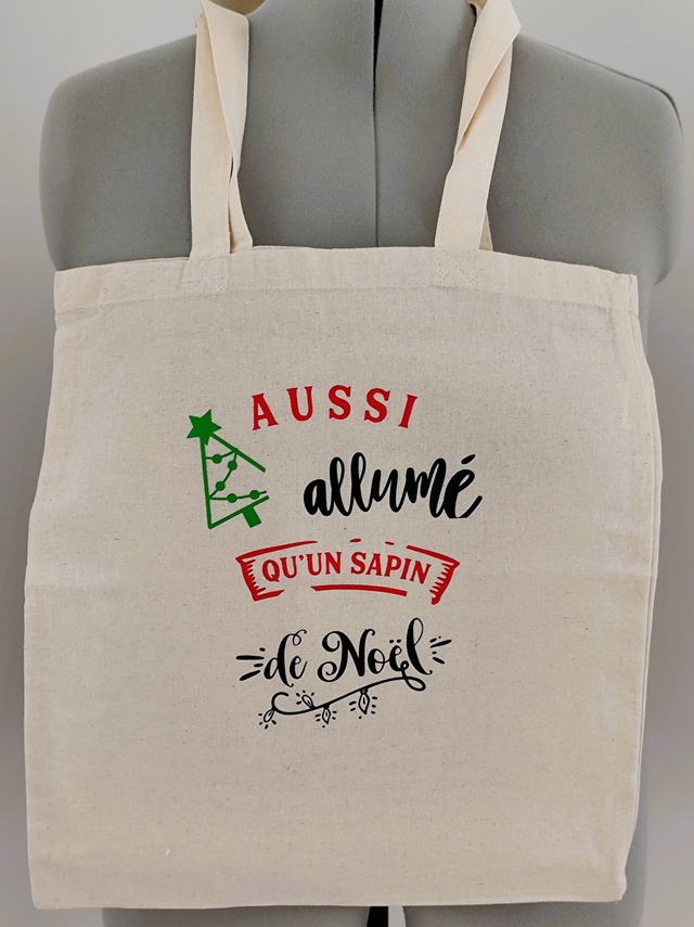 Tote bag personnalisé "Noël"