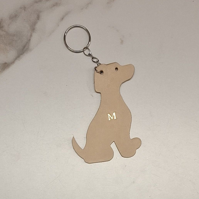 Cat & Dog Leather Keyring