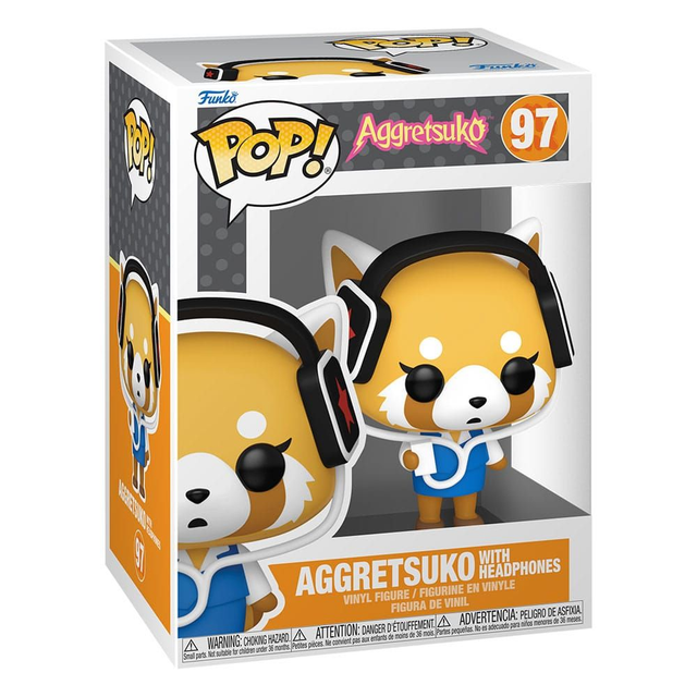 Funko POP! Animation Sanrio  Aggretsuko w/headphones