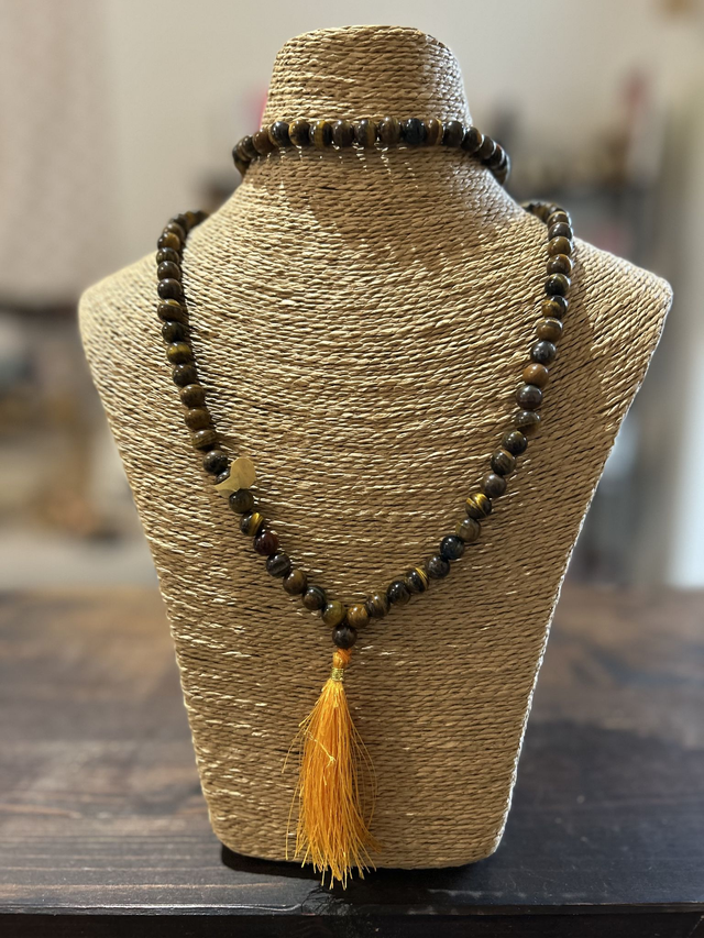 Mala en Oeil de Tigre 108 perles