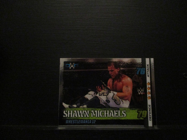 Shawn Michaels - OMG Slam Attax 10th Edition Original Trading Card #73