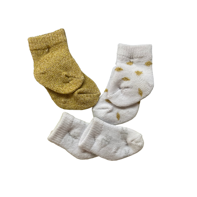 3 paires de chaussettes