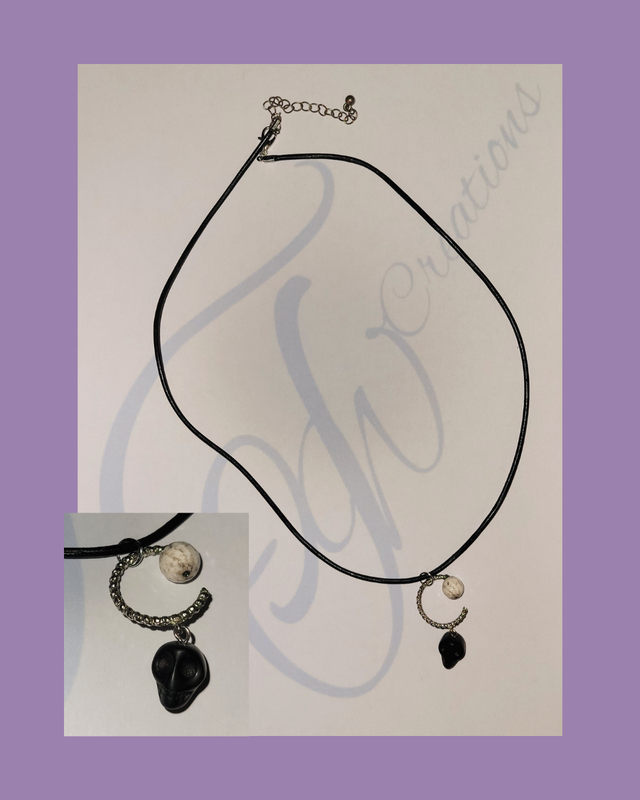 Black Skull Necklace