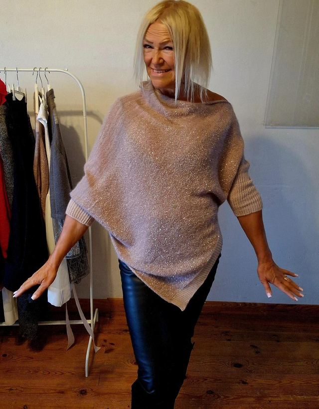 Oversize kid mohair sweater