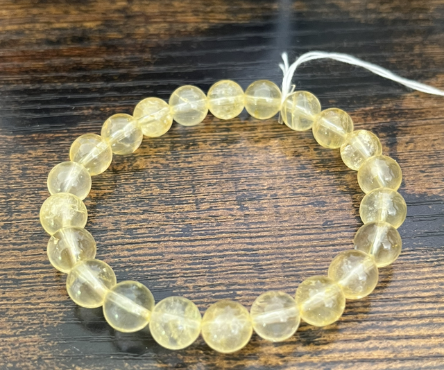 Bracelet de Citrine chauffée 