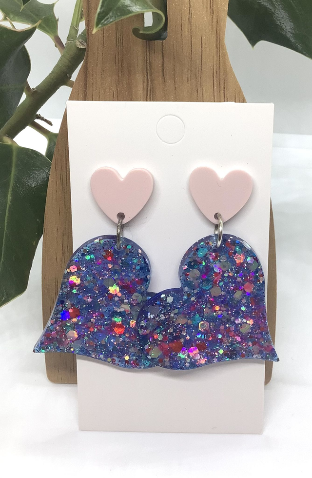Boucles d’oreilles Coeurs Suspendus