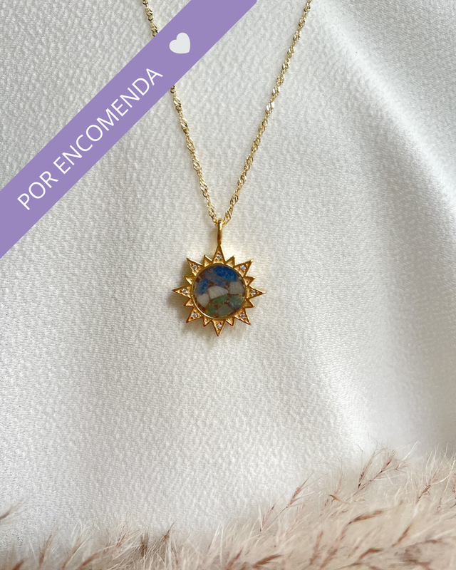 Colar Luxo Astros: Sol, Lua ou Estrela | Você escolhe as energias!