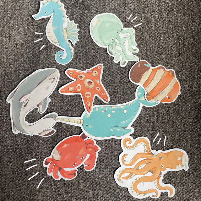 Les stickers &quot;La mer&quot; (8 p)