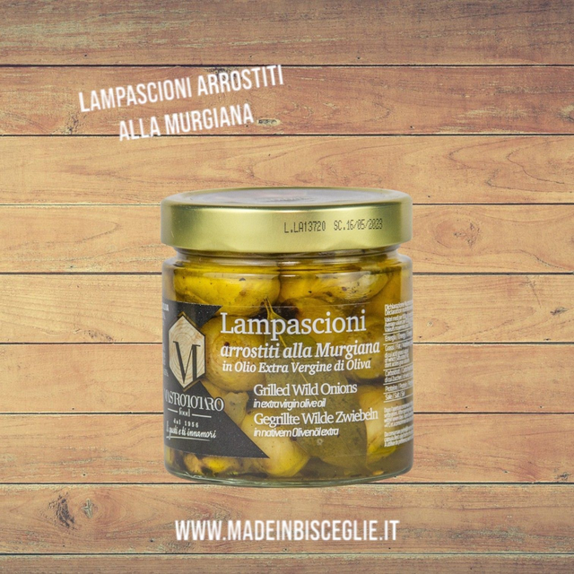 Lampascioni arrostiti alla murgiana - 370gr - Mastrototaro Food