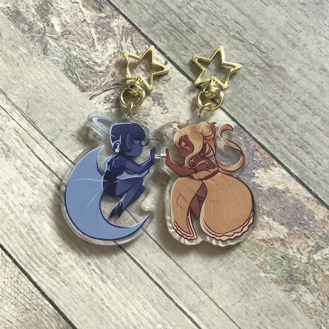 Sol & Selene - keychains aimantés