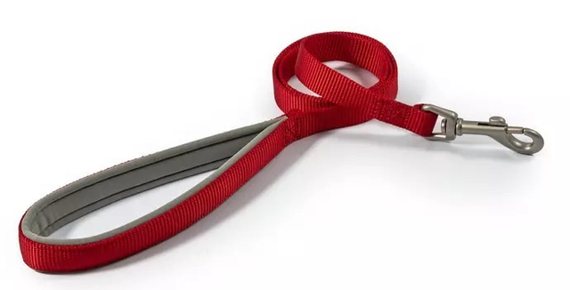 Ancol Viva Padded Dog Lead Red