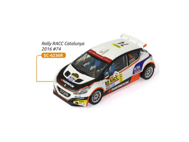 P208 T16 Rally RACC Catalunya 2016 #74 Scaleauto SC-6236R 1/32