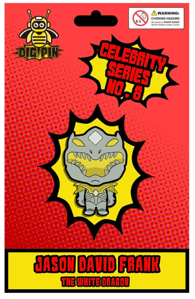 Jason David Frank Digipin - The White Dragon Digipin 