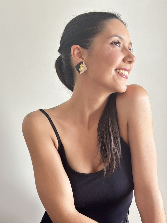 Polymer Clay Earrings ~ Paola