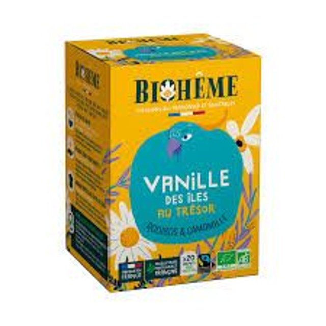 Vanille des Iles au Trésor tisane 20 infusettes | Biohême 