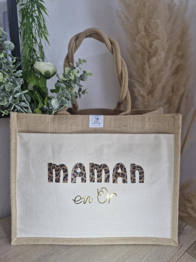 Cabas &quot;Maman en Or&quot;