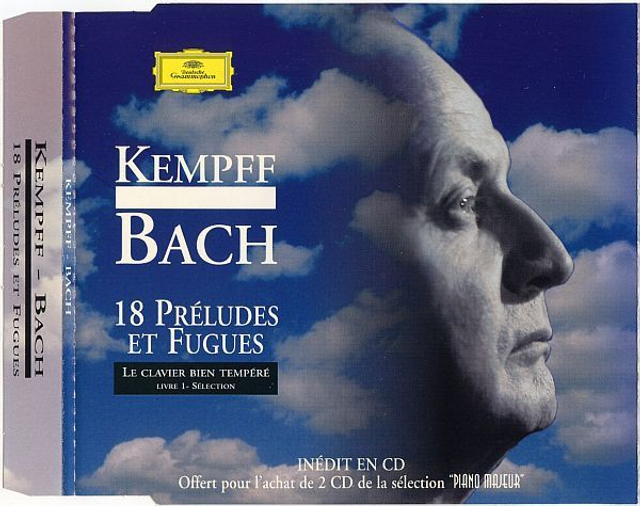 Kempff* - Bach* ‎– 18 Préludes Et Fugues Audio CD
