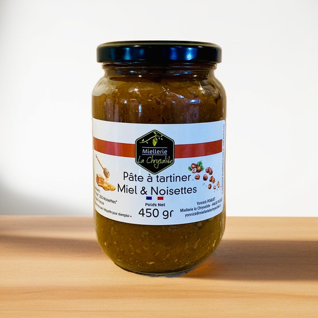 Pâte à tartiner Miel &amp; Noisettes - 450 gr