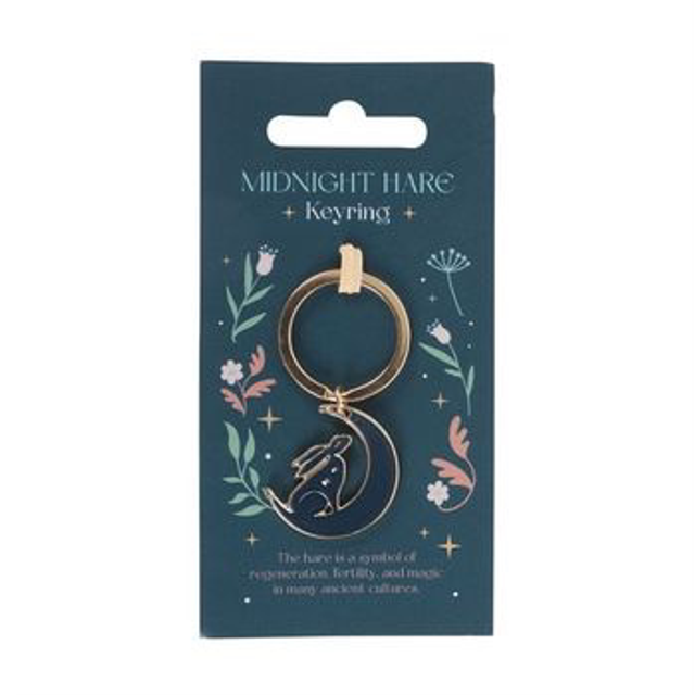 Midnight Hare Keyring 
