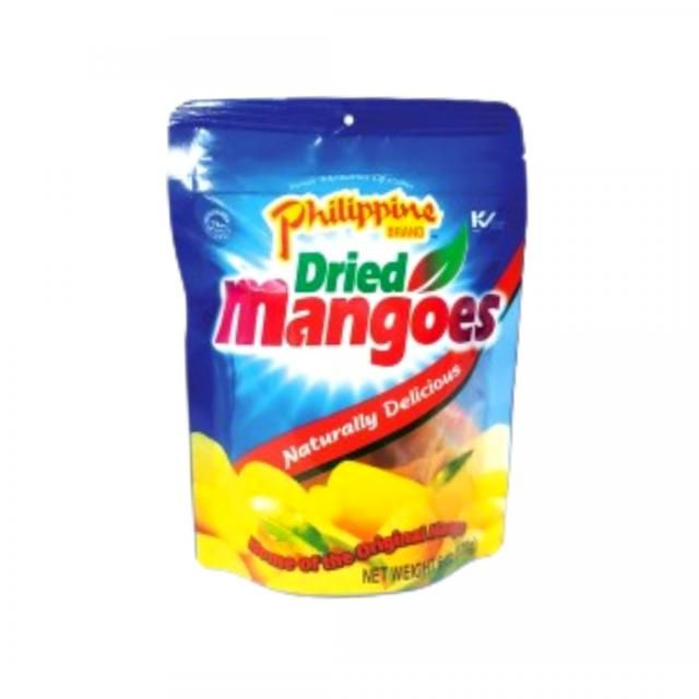Philippine Brand Dried Mango, 6-Ounce Pouches