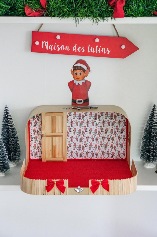 Valise magique - motif casse noisette