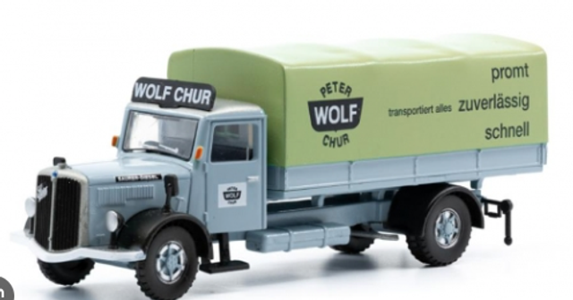 Saurer S4C Plane Wolf Chur 1:87 ACE / Arwico