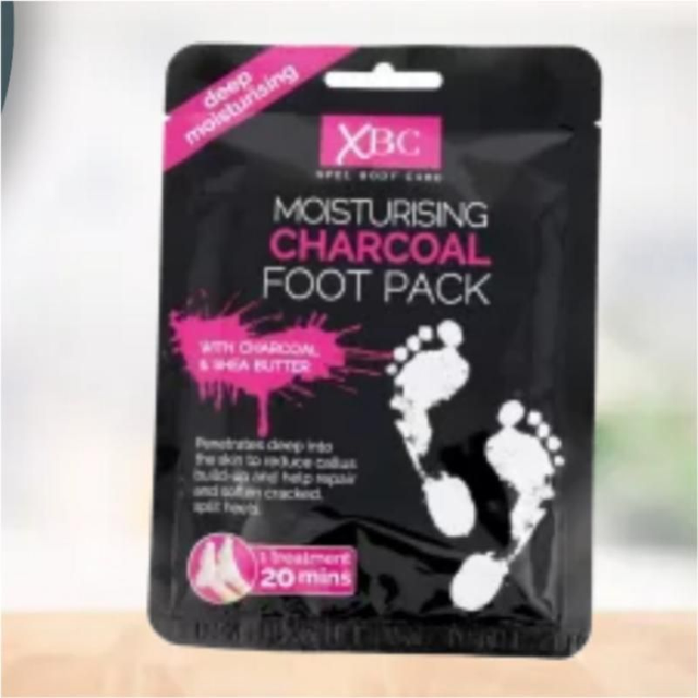 XBC Xpel Body Care Moisturising Charcoal Foot Pack | Foot Care &amp; Moisturising

