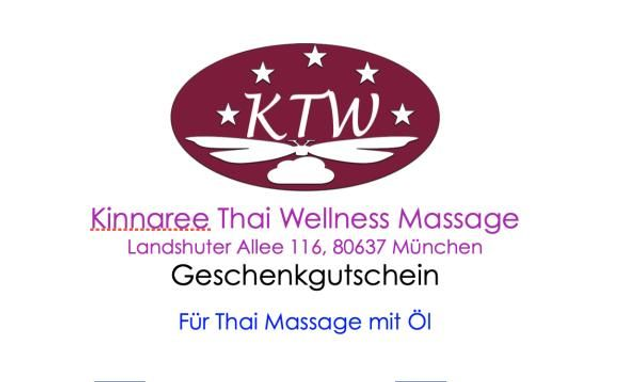 Gutschein für Thai-Öl Massage 150 Min.