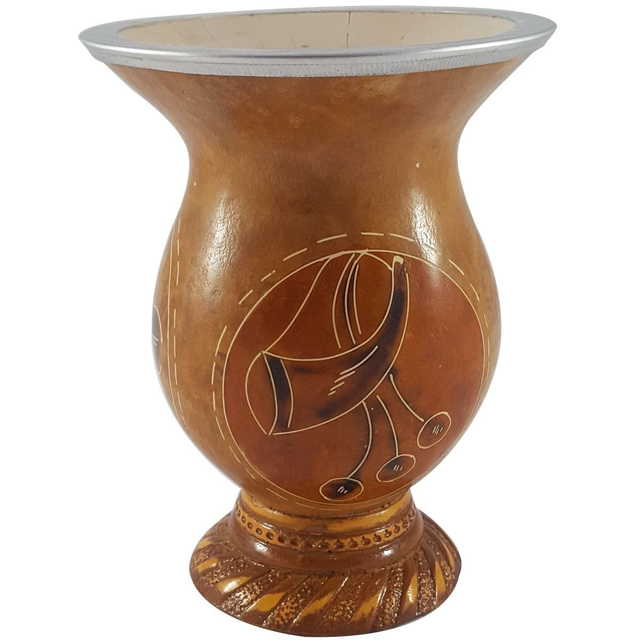 Cuia de Chimarrão completa (cuia+ bomba)