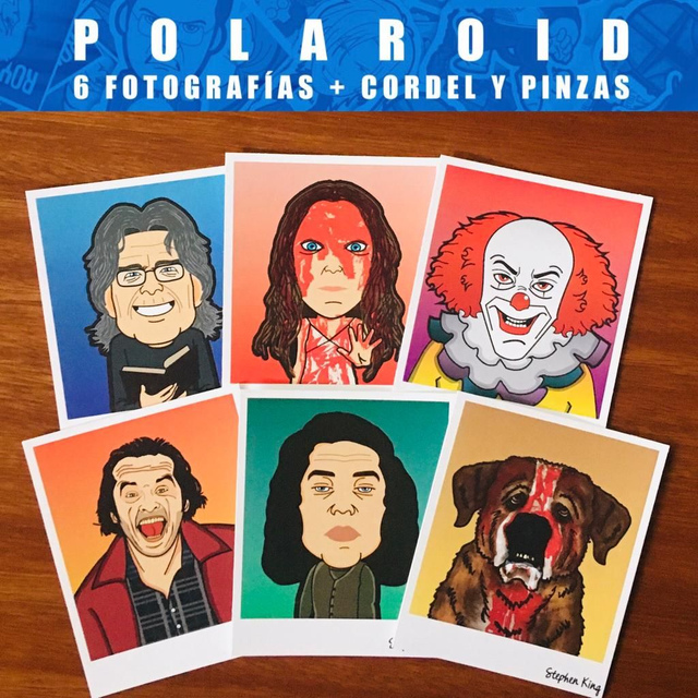 Set polaroid Stephen King