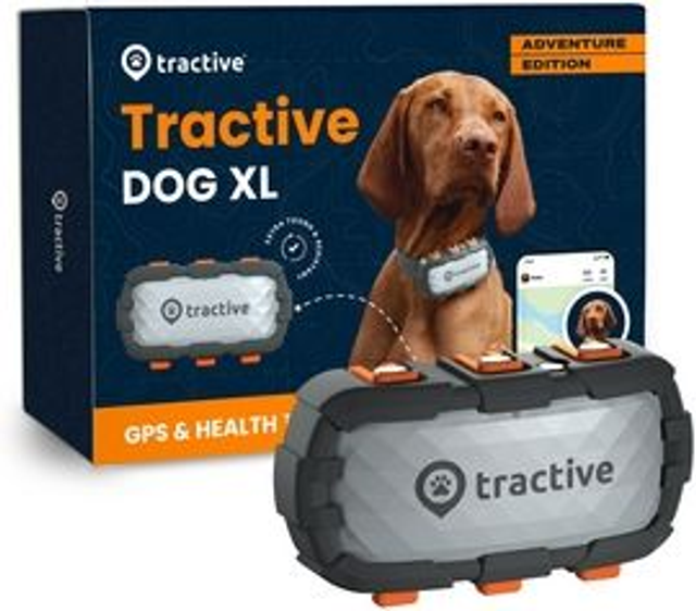 Tractive GPS DOG XL (22 Kg) - Adventure Edition - grey