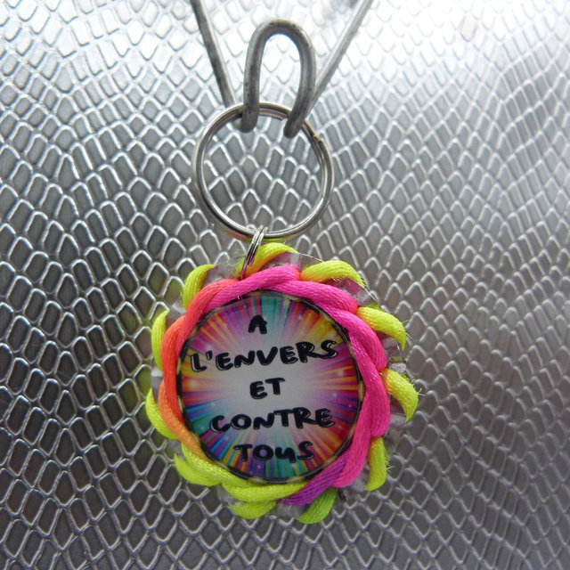 Porte clé A l&#039;envers et contre tous