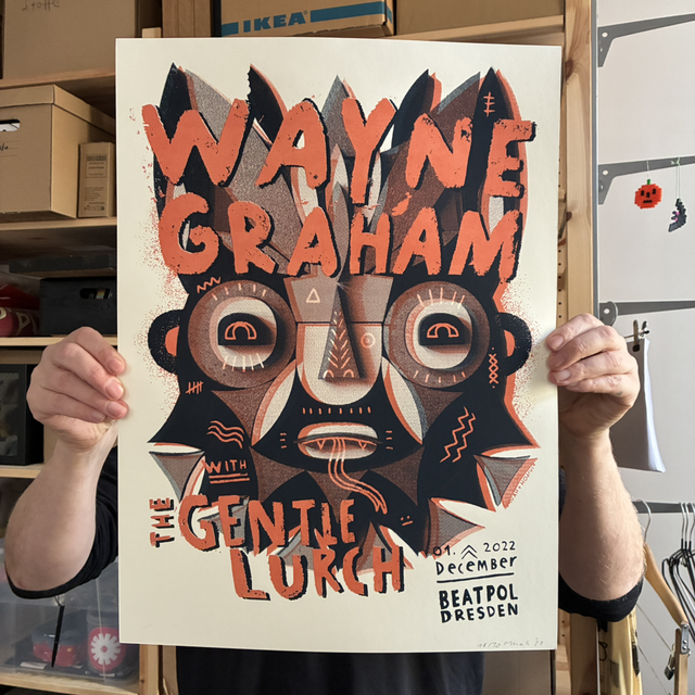 Gigposter "Wayne Graham & The Gentle Lurch"