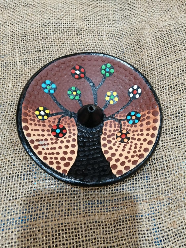 Brucia incensi in cotto