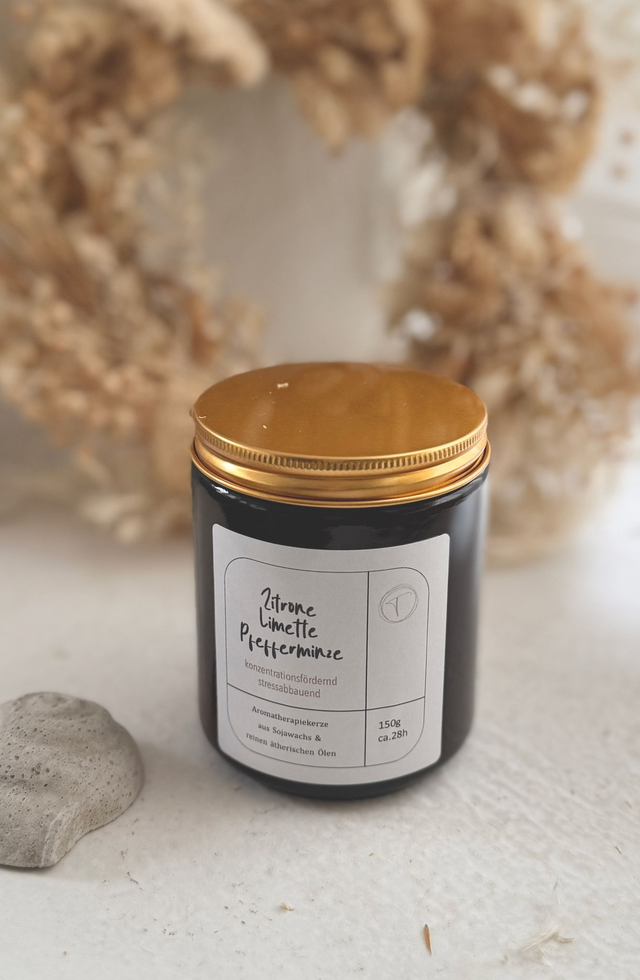 Aromatherapiekerze (konzentrationsfördernd)