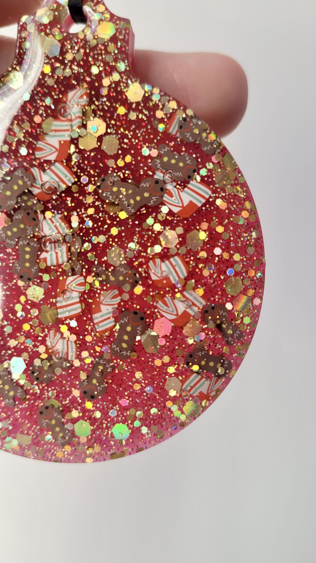 Christmas Tree Circular Baubles - Various Designs