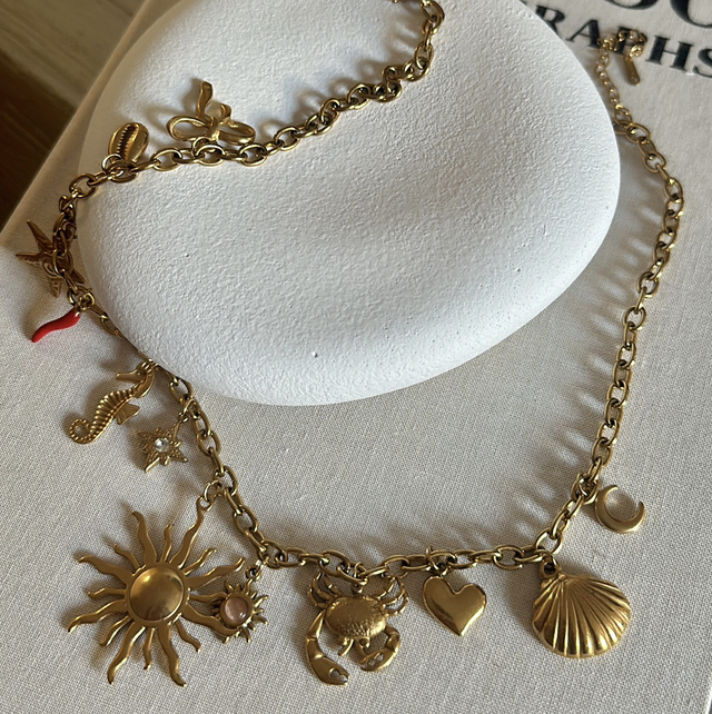 Collier breloques 