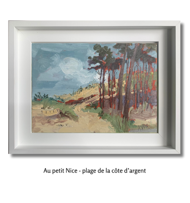 Les pins à la plage du Petit Nice