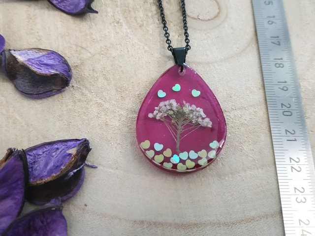 Collier Corbeille d'Argent aux petits cœurs