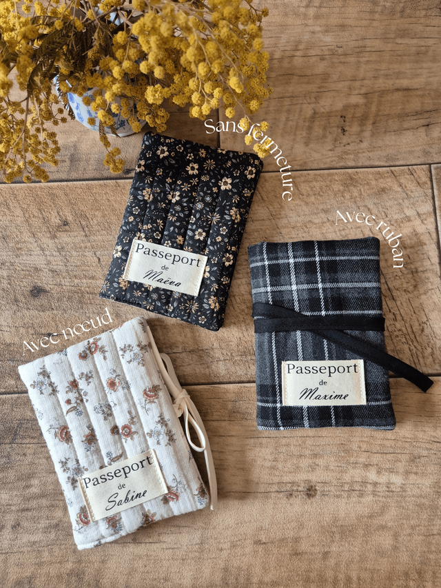 Protège passeport personnalisé