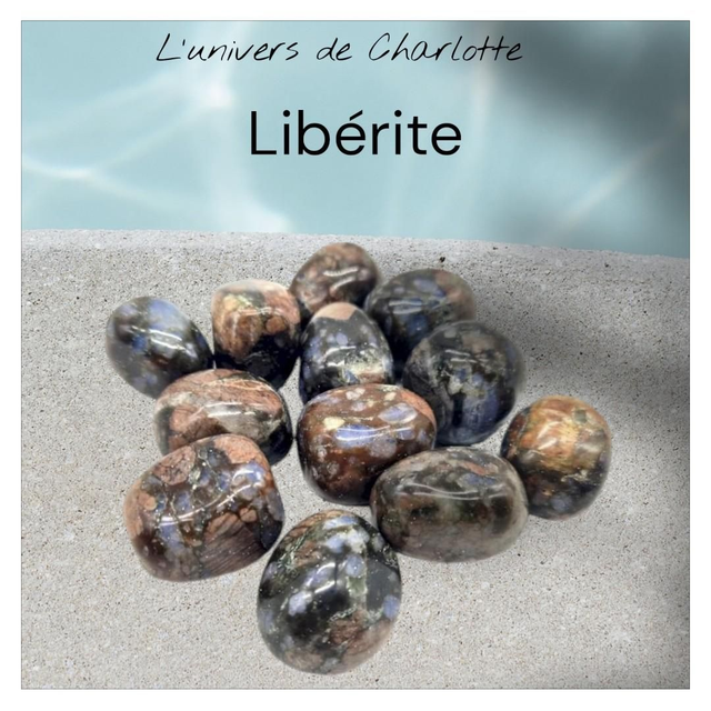 Pierre roulée &quot;Libérite bleue&quot;