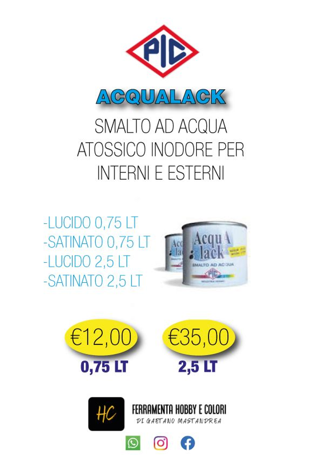 ACQUALACK  SMALTO AD ACQUA BIANCO 