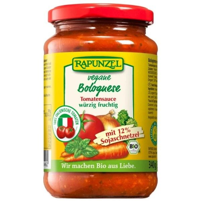 Rapunzel Tomatensauce Bolognese vegan, 330ml Glas