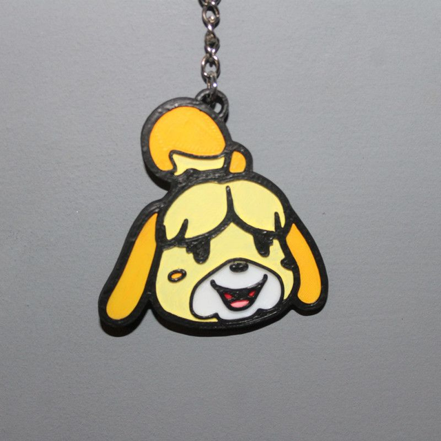 Porte-clés Marie Animal Crossing